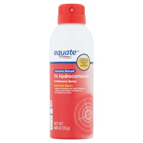 Equate Maximum Strength Anti-Itch Continuous Spray; 4.0 oz
