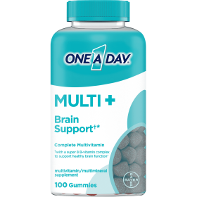 One A Day MULTI+ Brain Support Gummy Multivitamin; 100 Count
