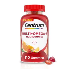 Centrum Multigummies Multivitamin for Adults Omega 3 Gummies; 110 Count