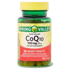 Spring Valley Rapid-Release Dietary Supplement; 100 mg; 60 Count