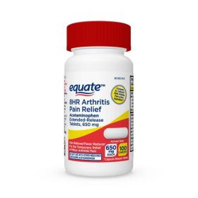 Equate Acetaminophen Extended-Release Tablets 650 mg Arthritis Pain; 100 Count